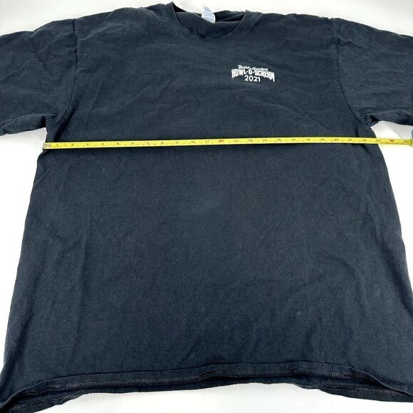 Busch Gardens Howl-O-Scream 2021 Black T-Shirt Back From the Dead Size XL - Picture 8 of 10